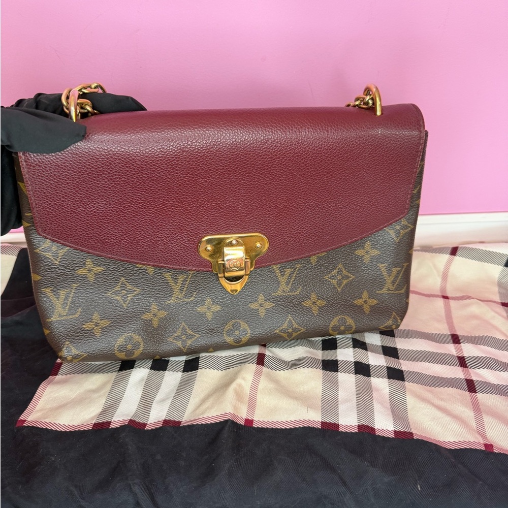 Louis Vuitton Monogram Sin Burgundy and Brown saint placide crossbody
